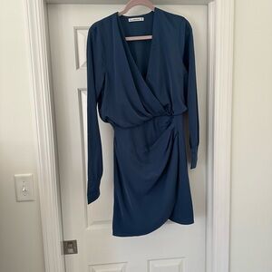 Blue Abercrombie Wrap Dress